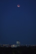 Lunar eclipse as seen from Berlin on 07.09.2025