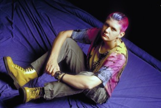 Punk-look tealager, Bavaria, Germany