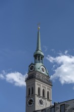 Tower of St Peter's, St Peter's, Munich, Bavaria, Germany