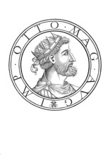 Otto I the Great (born 23 November 912, died 7 May 973 in Memleben) from the Liudolfing dynasty was