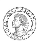 Anastasios I, Anastasius, as Emperor Imperator Caesar Flavius Anastasius Augustus (born around 430