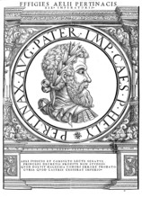 Publius Helvius Pertinax (born 1 August 126 in Alba Pompeia, died 28 March 193 in Rome) was Roman