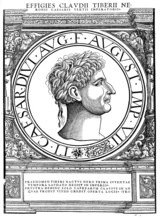 Tiberius Iulius Caesar Augustus, in front of the adoption by Augustus Tiberius Claudius Nero, (born