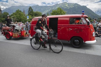 Fire brigade equipment from 1959, Interlaken, Switzerland