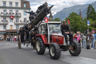 Fireman's equipment from 1959, Interlaken, Switzerland