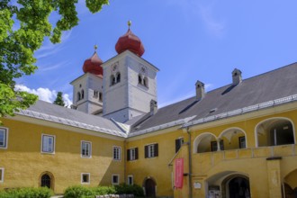 Abbey church, Millstatt Abbey, Millstatt, Lake Millstatt, Carinthia, Austria