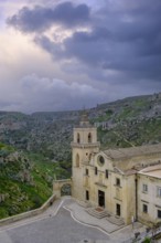 Church of San Pietro Caveoso, cave settlement, cave dwellings, houses, Sassi, Matera, Unesco World