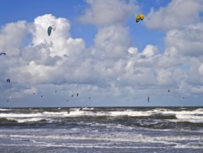 California kitesurfing Masters 2025 on the edge of the UNESCO World Heritage Wadden Sea, North Sea,