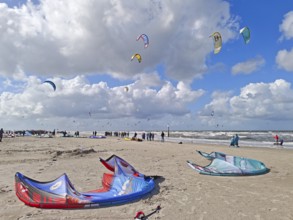 California kitesurfing Masters 2025 at the edge of the UNESCO World Heritage Wadden Sea, North Sea,