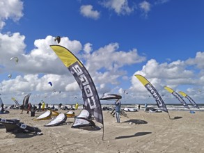 California kitesurfing Masters 2025, kitesurfing on the North Sea beach on the edge of the UNESCO