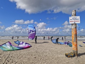 California kitesurfing Masters 2025, kitesurfing on the North Sea beach on the edge of the UNESCO