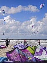 California kitesurfing Masters 2025, kitesurfing on the North Sea beach on the edge of the UNESCO
