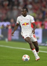 Yan Diomande RasenBallsport Leipzig RBL (49) Action on the ballAllianz Arena, Munich, Bavaria,