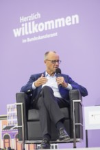 Friedrich Merz (CDU, Chancellor of the Federal Republic of Germany) during a stage talk at the Open