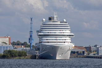 Cruise ship Costa Diadema, harbour, terminal Kiel, Schleswig-Holstein, Germany