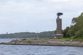 Submarine memorial, Heikendorf, Kiel Fjord, Schleswig-Holstein, Germany