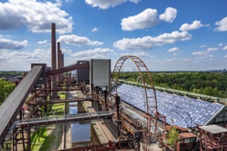 The Zollverein coking plant, backdrop to the once largest central coking plant in Europe, closed in