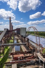 The Zollverein coking plant, backdrop to the once largest central coking plant in Europe, closed in