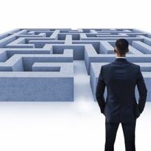 Symbolic image, manager puzzles, treaties, agreements, difficulties, conflict, problems, meeting,