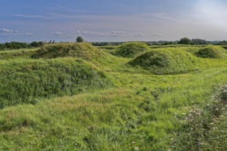 Parts of the Danewerk rampart system. Danewerk, part of the Haithabu and Danewerk UNESCO World