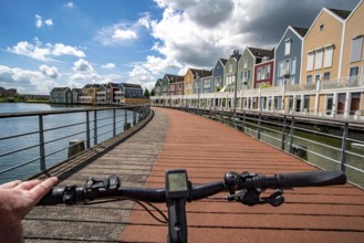 Small town of Houten near Utrecht, bicycles have priority in the town of 50, 000 inhabitants,