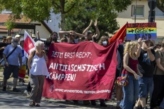 Counter-demonstration against the rally of AfD politician Joachim Paul in