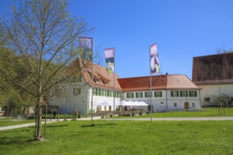 Gestütsgasthof near the stud farm and the Lauterquelle, terrace, sunshades, catering, restaurant,