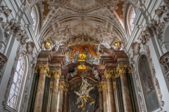 Chancel with the Assumption of the Virgin Mary, a work by the Asam brothers built between 1717 and