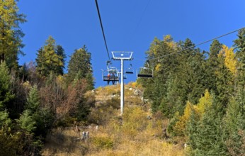 Chairlift Ovronnaz, Jorasse, Ovronnaz, Leytron, Valais, Switzerland