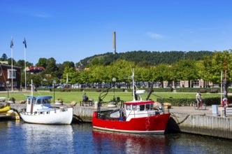 Picturesque maritime ambience in the guest harbour of Uddevalla, Bohuslän, Västra Götalands län,