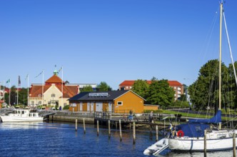 Picturesque maritime ambience in the guest harbour of Uddevalla, Bohuslän, Västra Götalands län,