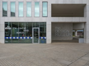 Shop, Design Museum London, architect John Dawson, Kensington, London, England, Great Britain