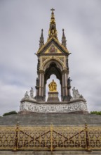Neo-Gothic Albert Memorial, monument to Prince Albert, husband of Queen Victoria, Kensington