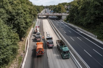 Rehabilitation of the A52 motorway near Essen, an 8 km long section between the Essen-Kettwig