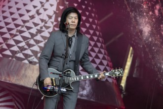 James Iha, guitarist, The Smashing Pumpkins, rock band, USA, The Aghori Tour 2025, open air at the