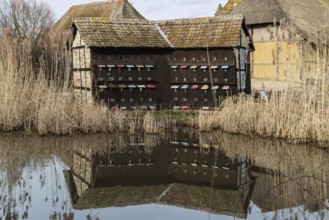 Beehive, Ecomusée d'Alsace, the largest open-air museum in France, Ungersheim, Alsace, France