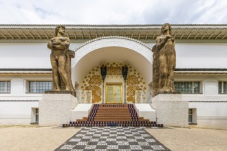 Ernst Ludwig House, studio building, by Joseph Maria Olbrich, Art Nouveau, Mathildenhöhe Darmstadt,