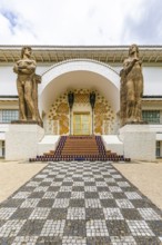 Ernst Ludwig House, studio building, by Joseph Maria Olbrich, Art Nouveau, Mathildenhöhe,