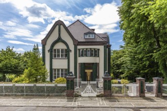 Behrens House, by Peter Behrens, Art Nouveau, Mathildenhöhe artists' colony, Darmstadt, Hesse,