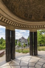 Garden pavilion (Swan Temple) by Albin Müller and Haus Behrens, Art Nouveau, Mathildenhöhe