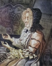 Marie Anne de Vichy-Chamrond, Marquise du Deffand, 1697 to 1780, French hostess and patron of the