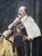 Edward VII, 1841 to 1910, King of the United Kingdom and the British Dominions and Emperor of India