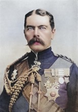 Lord Kitchener in 1896, when he held the position of Sirdar of the Egyptian Army as Brigadier