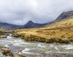 Fairy Pools and Waterfalls, Glen Brittle, Black Cuillin, Isle of Skye, Scotland, UK