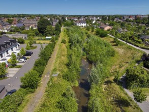 Recklinghausen, North Rhine-Westphalia, Germany - Renaturalised Hellbach, renaturalised