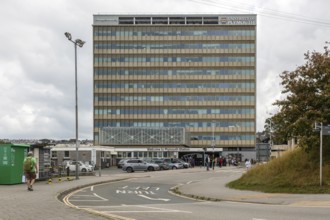 University of Plymouth building above Plymouth railway station, InterCity Place, city of Plymouth,