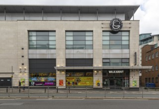 Grosvenor Casino and Walkabout building in city centre, city of Plymouth, Devon, England, UK