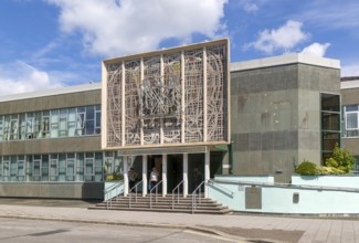 Crown and County Courts building, city centre of Plymouth, Devon, England, UK - Plymouth Combined