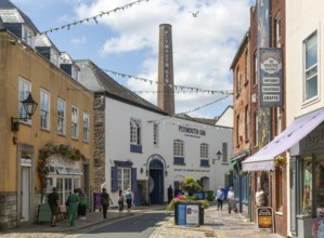 Plymouth Gin historic Black Friars distillery building, The Barbican, city of Plymouth, Devon,