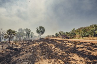 Bushfires in the Australian outback